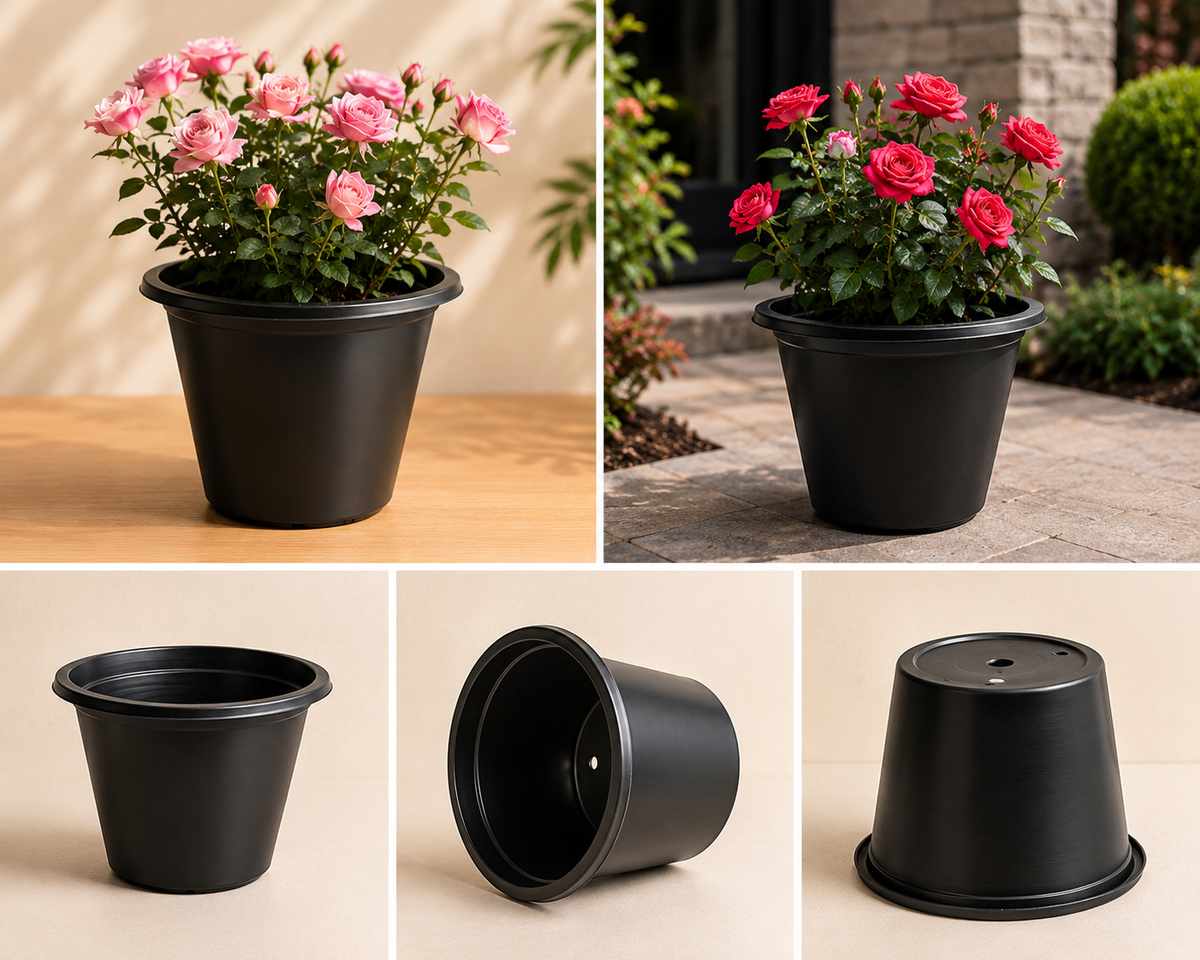6 Inch Rose Pots
