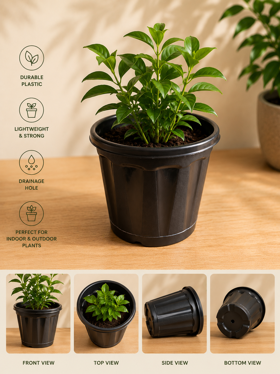 5 Inch Nursery Pot