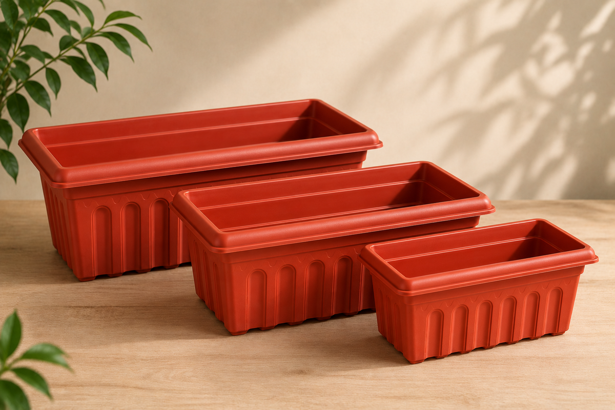 12 Inch Rectangle Planters