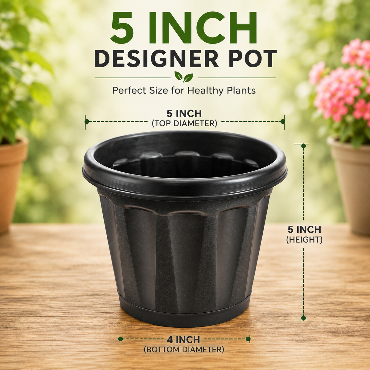 Designer 5 Inch Pot