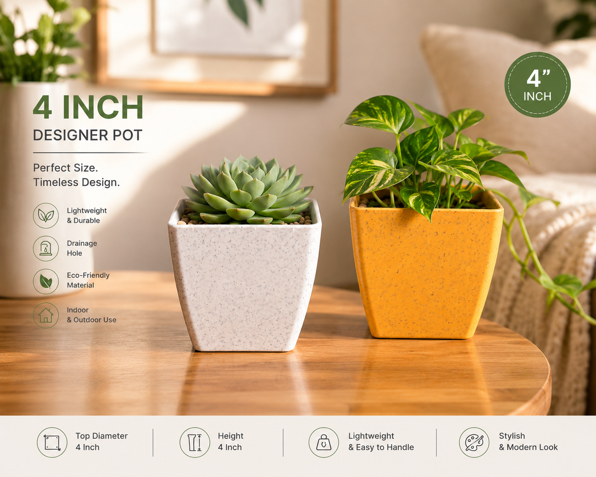 Designer 4 Inch Pot