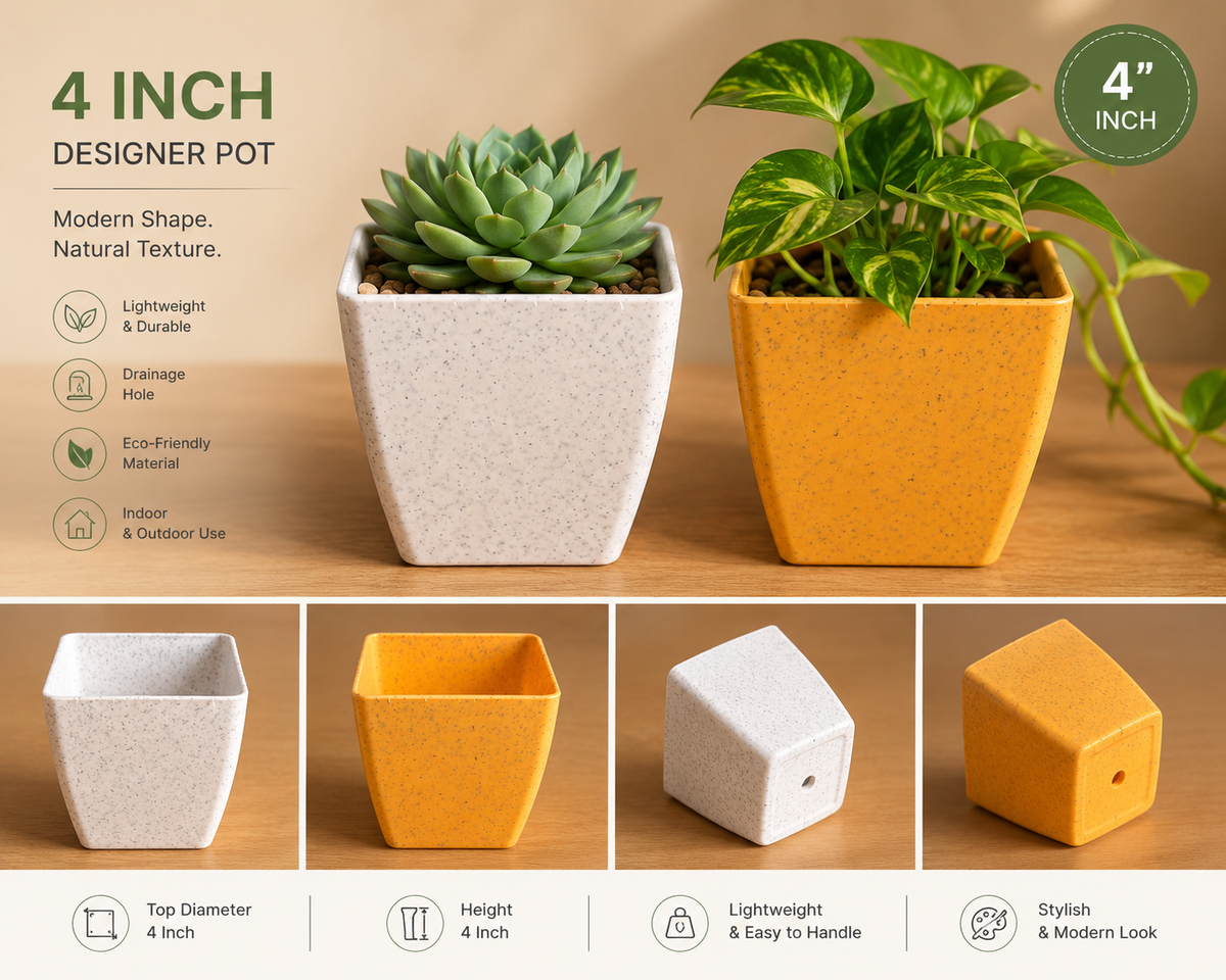 Designer 4 Inch Pot