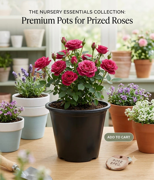 6 Inch Rose Pots